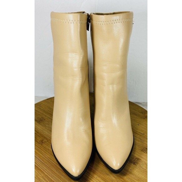 SO ME Nude Bootie Size 7.5 Heel 4” - Picture 3 of 7